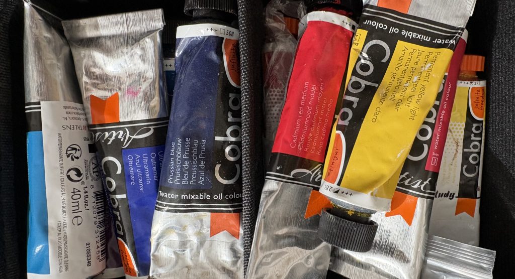 Verf tubes van Cobra olieverf